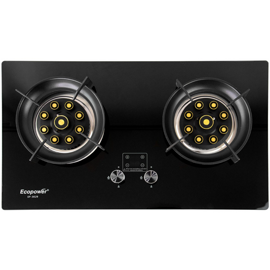 FOGAO ECOPOWER COOKTOP 2 BOCAS bivolt - preto