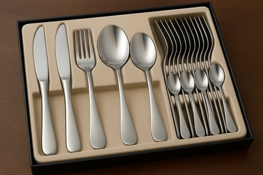 Conjunto Talheres Inox 24 Peças - 6 Pessoas