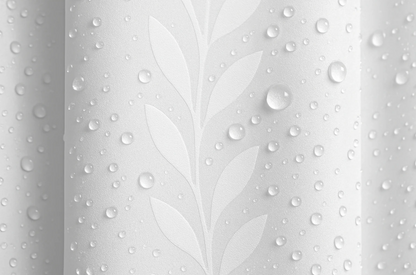 Cortina Box Impermeável Branca - 180x200cm Anti-Mofo