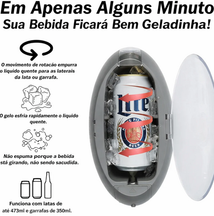 Resfriador portátil instantâneo de bebidas