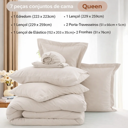 Conjunto de Edredom NUVEM com 7 Peças