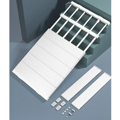 Prateleira Organizadora Ajustável para Armário | Space-Saving Cozinha e Roupeiro – Lumia