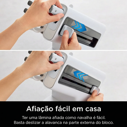 Jogo de Faqueiro com Amolador Semi-Automático