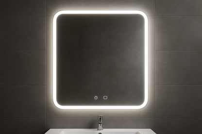 Espelho Banheiro LED 60x80cm - Iluminação Touch Moderno