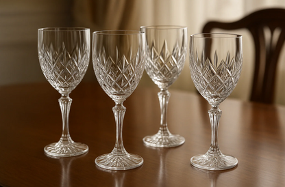 Conjunto 6 Taças Vinho Cristal Premium - 450ml Luxo