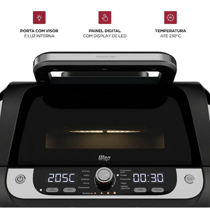 Fritadeira Elétrica Wap Barbecue Digital 10l 220v
