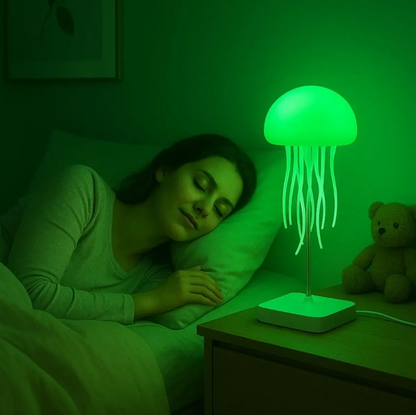 Luminária De Mesa Água-viva Led Decorativa