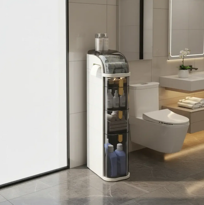 Gaveteiro Organizador FlexMove.™ Multiuso com Rodinhas para Banheiro, Quarto, Cozinha e Lavanderia