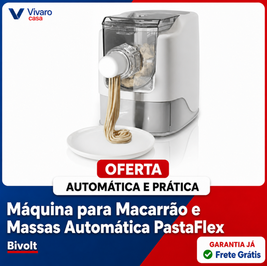 Máquina para Macarrão e Massas Automática PastaFlex - Bivolt